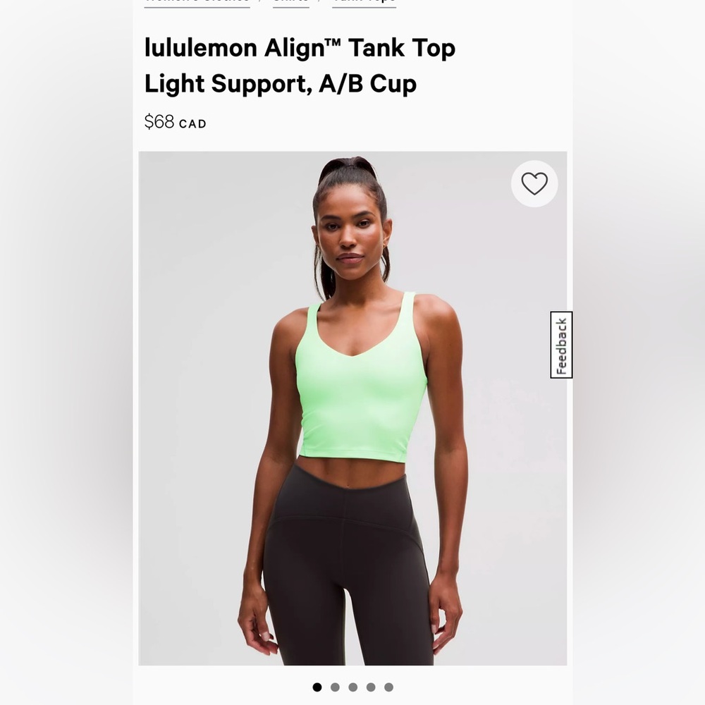 Lululemon align tank